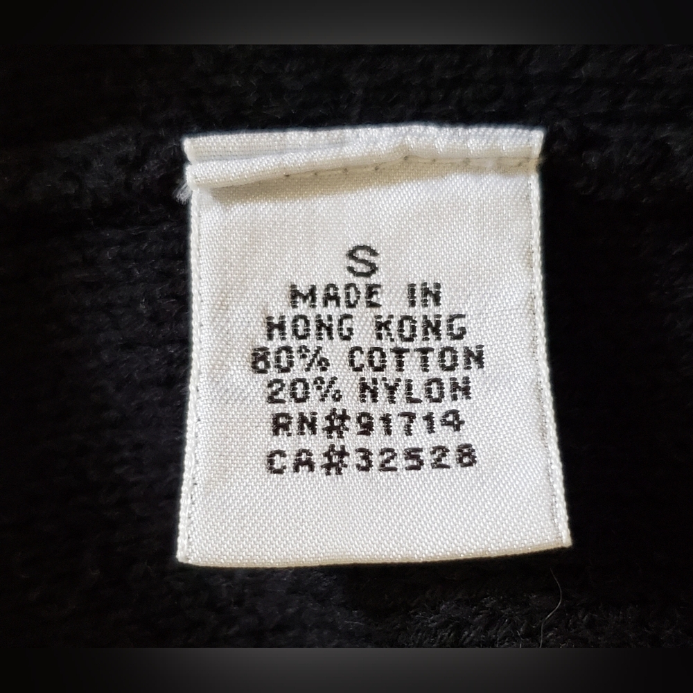 A/X Armani Exchange Women's Black Knit Asymmetrical Sweater Size Small - Picture 9 of 13